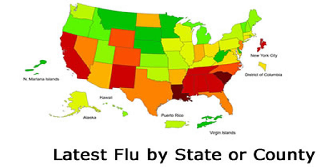 United States Influenza Map